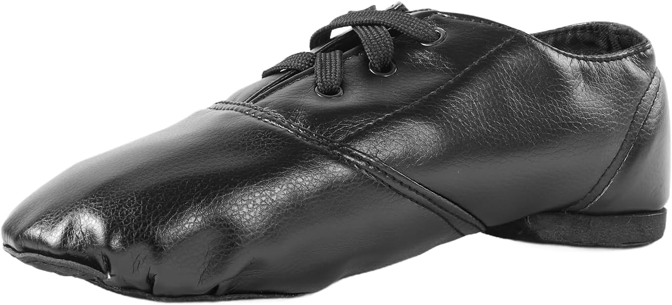 missfiona Women's Jazz Shoes - PU Leather Comfort