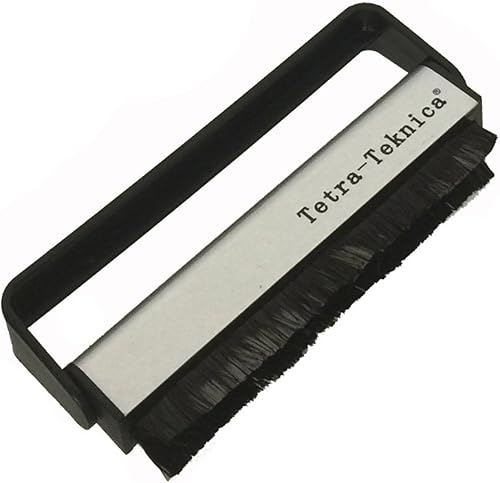 Tetra-Teknica RB-01 Cepillo antiestático para discos de vinilo LP de fibra de carbono