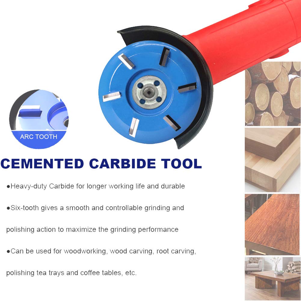 Snapklik.com : Wood Turbo Carving Disc - 6 Teeth Power Grinder Chain ...