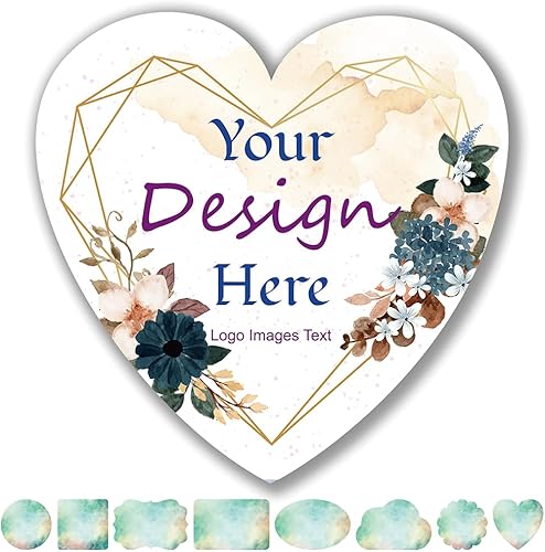 Etiquetas adhesivas personalizadas, etiquetas personalizables para logotipo de empresa, calcomanías de vinilo impermeables personalizables,