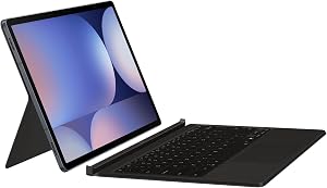 Samsung Book Cover Keyboard Custodia per tablet con tastiera per Galaxy Tab S9+ | S9 FE+ | Tab S10+, Nero