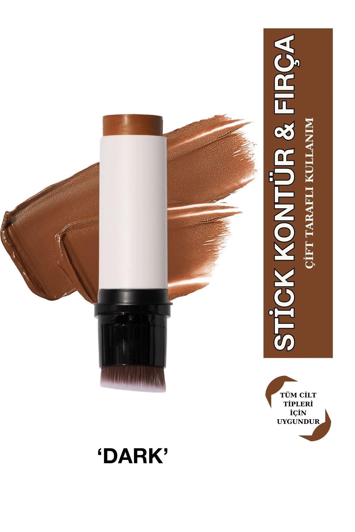 Pop Beauty Çift Tarafli Stick Kontür (Contour) Dark