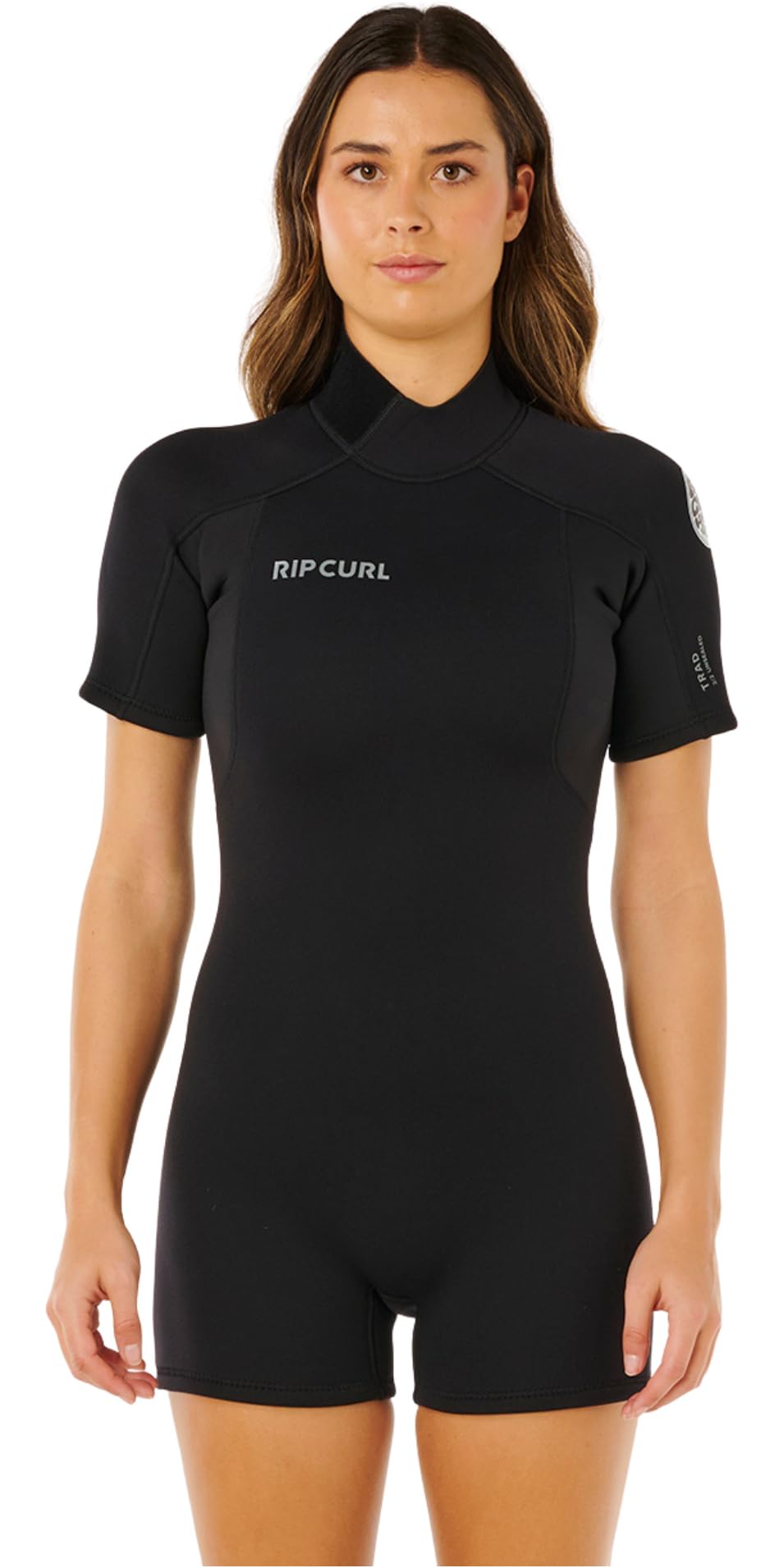 Rip Curl 2026 Donna Trad 2mm Back Zip Shorty Muta 14LWSP - Black