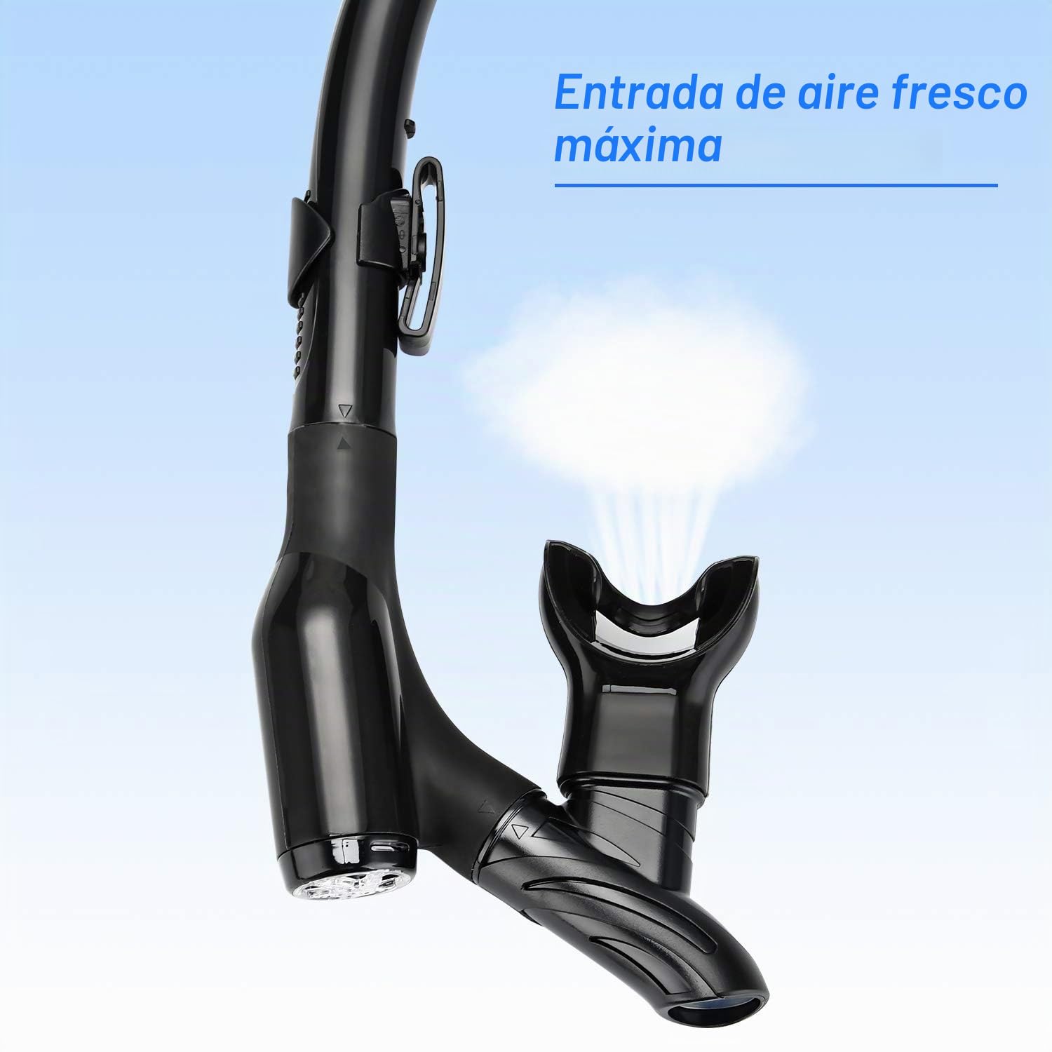 Gafas Buceo, Mascara Snorkel con Visión Panorámica Antivaho y Tubo Seco Antifugas, Equipo para Adultos y Jóvenes, Bolsa para Kit Incluida