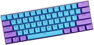 Sunzit Keycaps, 61 Keycaps Backlight Two-Color PBT Keycaps OEM Profile for Cherry MX Switches RK61/ALT61/Annie/Mechanical Keyboard Gaming keyboard keycaps（Only Sell Keycaps）