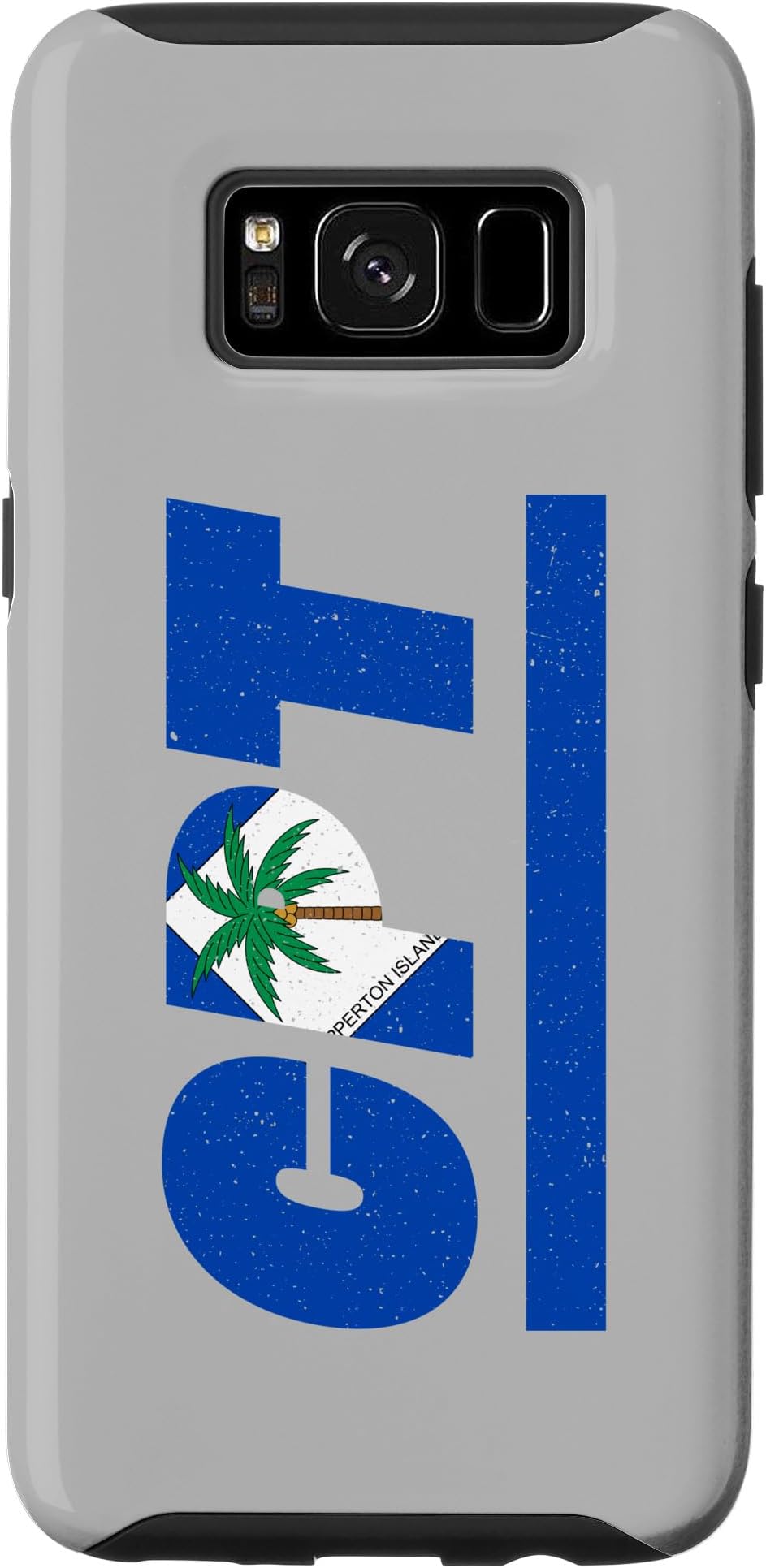 Galaxy S8 Clipperton Island Design. Clipperton Atoll Outfit with Flag Case