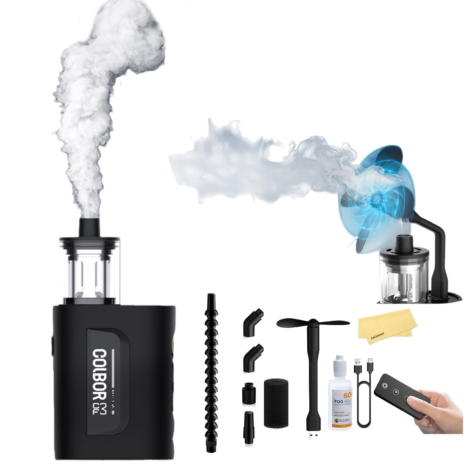 Amazon.com: COLBOR CF3 Fog Machine 30W Portable Fog Machine Mini Fogger for  Photography with 60° Tilt-Protection for Outdoor Party Cosplay Halloween  Rechargeable Smoke Machine Fog : Electronics