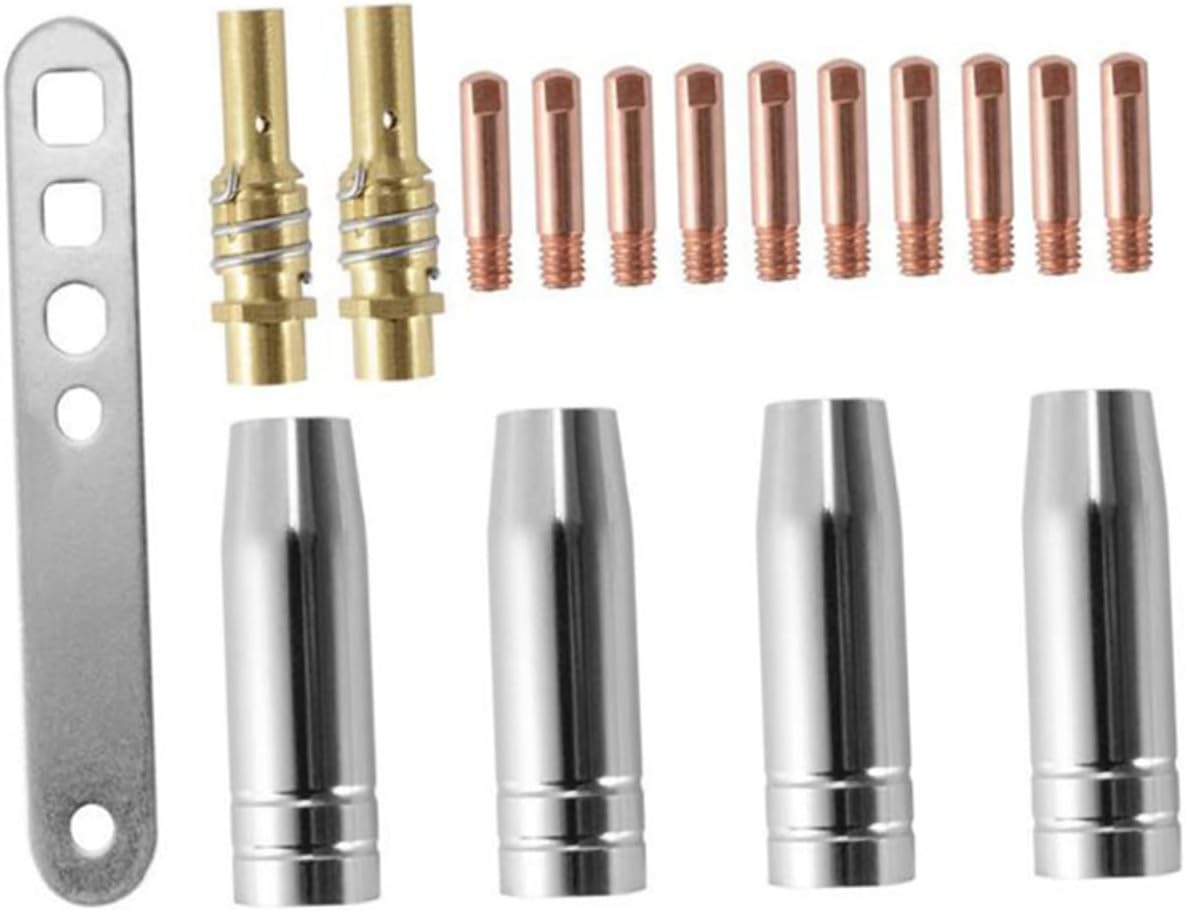 Professional Welding Accessories Set Includes Nozzle Connecting Rod Handle for 15ak Gas Shielded
