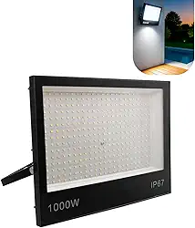 Refletor Led 1000w Holofote Bivolt Prova Dágua Branco Frio