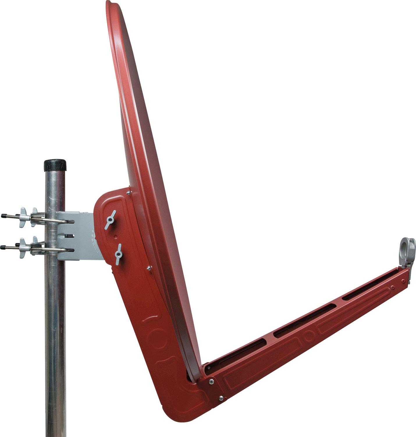 Schwaiger SPI085PR011 - Antena parabólica offset (aluminio, 85 cm), color blanco