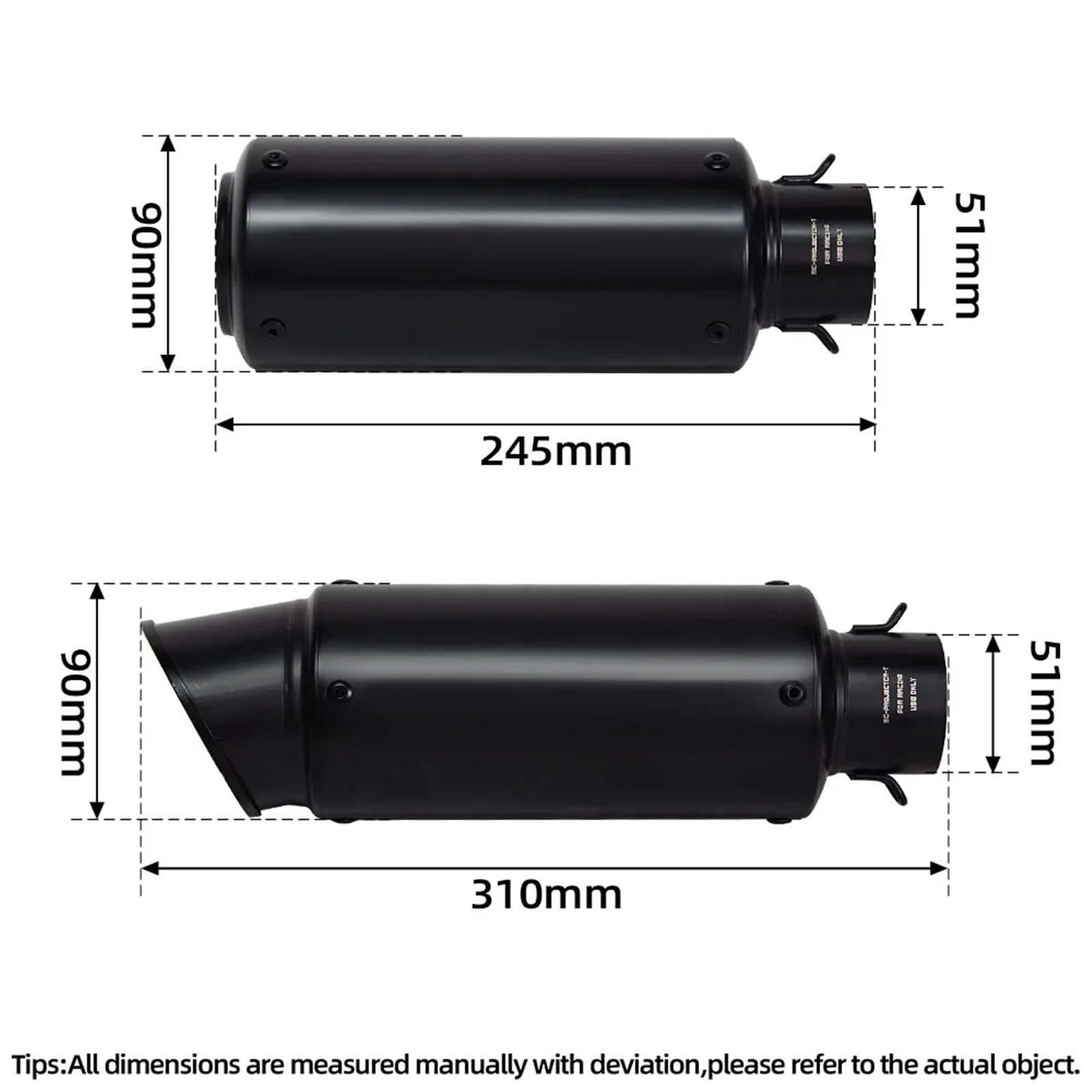For ZONTES ZT125 U1 G1 Z1 Z2 2021-2025 Sistema completo di scarico for moto Collettore di collegamento Progetto marmitta(B)