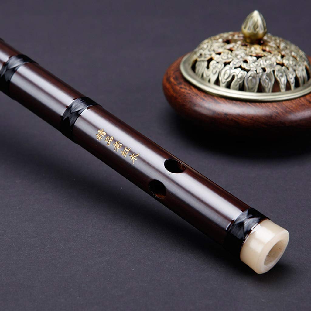 flauto Bambù Flauto Riproduzione Vecchio mogano scanalatura strumento a fiato in legno for principianti professionale studio di livello flauto di bambù Strumento musicale flauto in do ( Color : E )