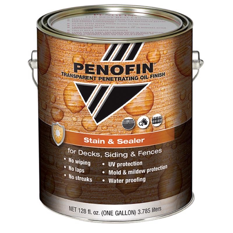 Image of 1 Gal Penofin FSSNAGA Natural Stain & Sealer Transparent Penetrating Oil Finish Stain & Sealer
