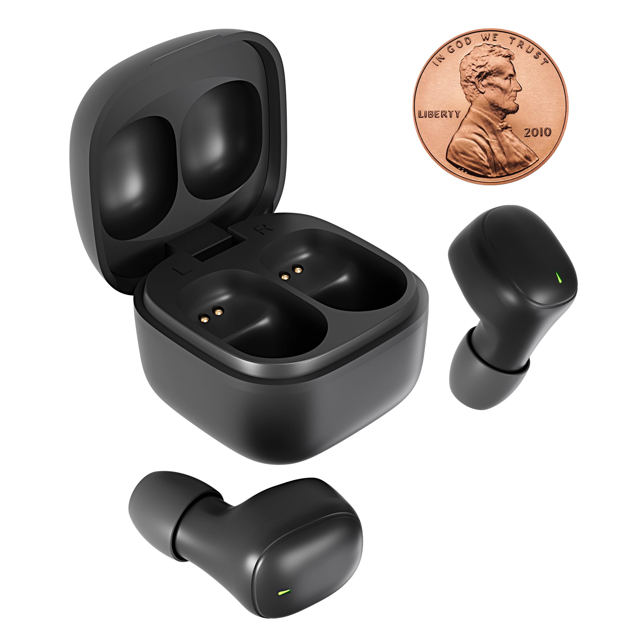 The Best Coby Headphones Earbuds of 2026 for Every Budget Mini Wireless Earbuds Bluetooth 5.3 Headphones, Small in-Ear Noise Isolating Ear Buds with Mic & Charging Case, 12 Hr Playtime Lightweight Invisible Headset for iPhone & Android – Black