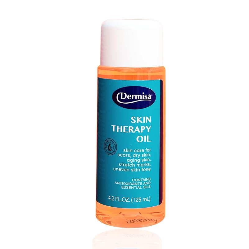 Óleo corporal Dermisa com vitaminas A e E, camomila, alecrim, calêndula, girassol e lavanda, 120 mL