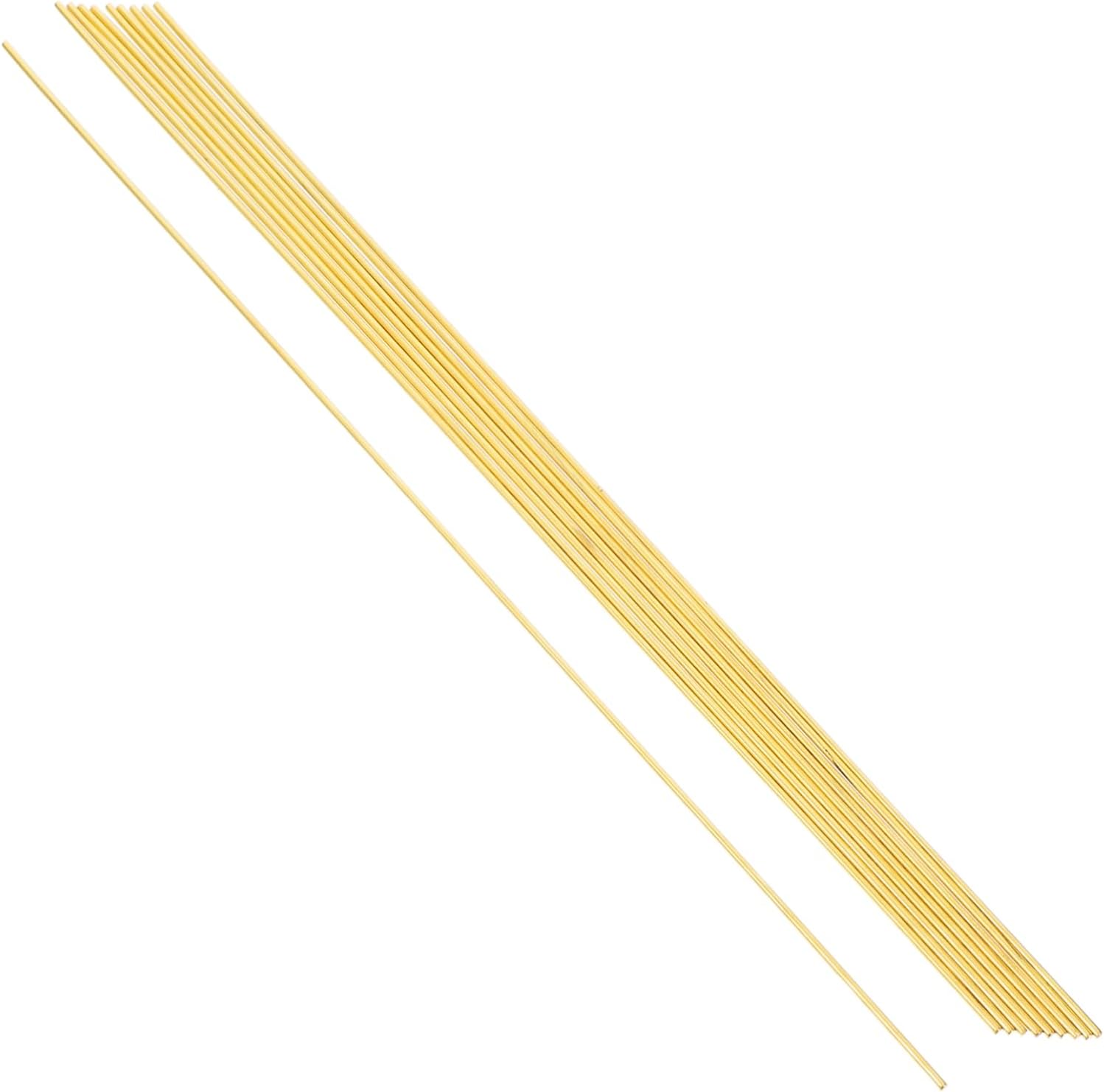 DECORNIJIA 10pcs Copper Support Rods for DIY Crafting Lightweight and Durable Modeling Sticks for Character Sculpture Precision Shaping Tools for Polymer Clay and Pottery Projects