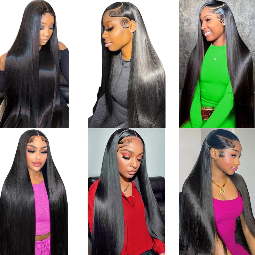 Amazon.com : Great Grace Brazilian Straight Bundles Human  display picture 3
