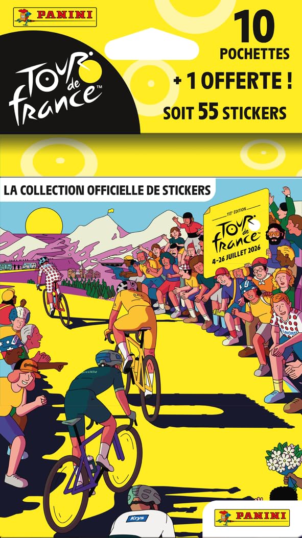 Panini Tour DE France 2026 - Blister 10 kieszeni + 1 woreczek w prezencie