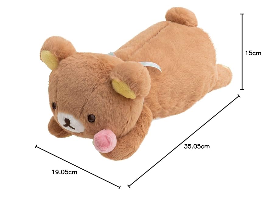 レア♪ リラックマ ねこねこひざのりぬいぐるみ チャイロイコグマ Amazon.co.jp: サンエックス リラックマ ｢ねこねこの湯