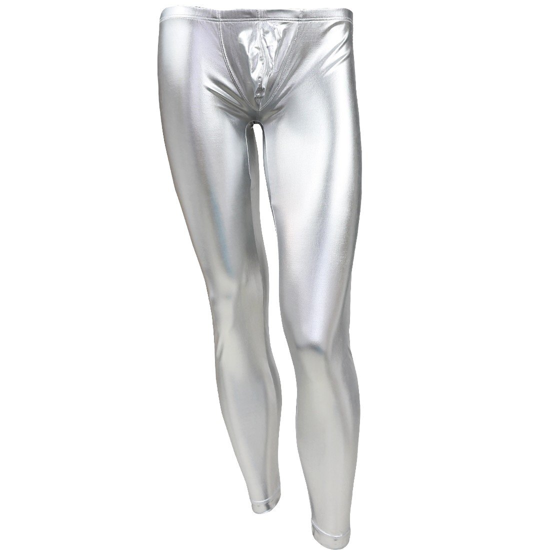 YiZYiF Fashion Men's Faux Leather PVC 