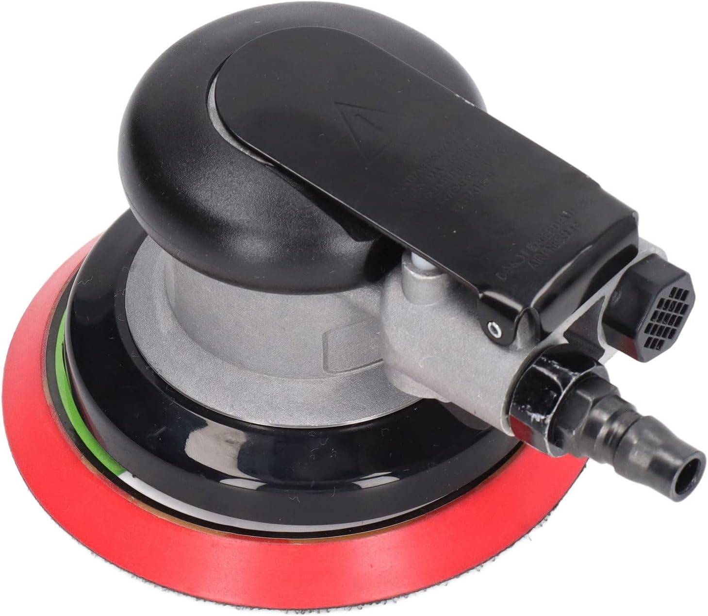 Air Sander Orbital Pneumatic Sanding Machine, 10000 RPM High - Speed Palm Grinder with 5 in Disc and 5Pcs Sandpaper for Vehicle Metal Stone Furniture