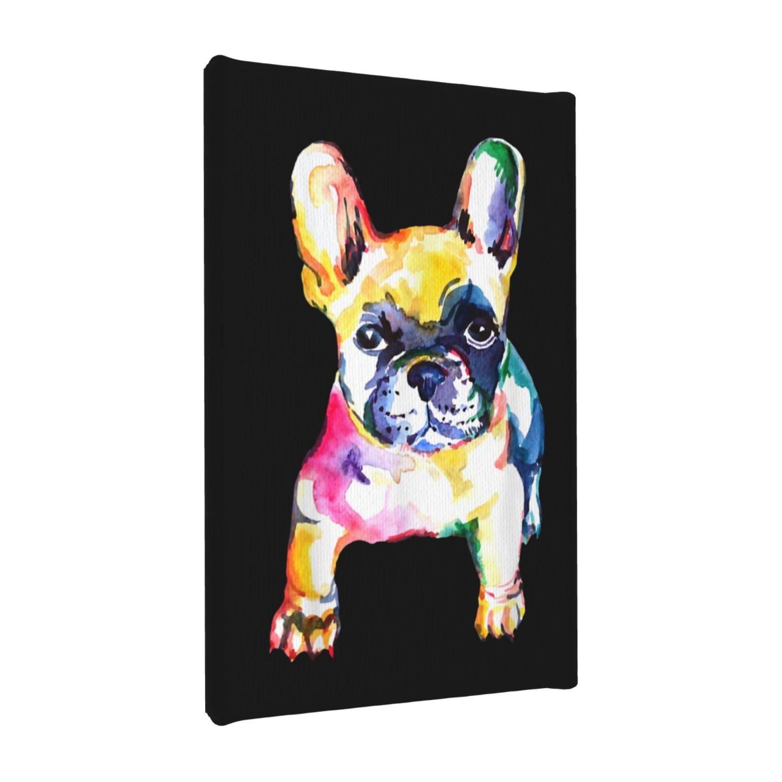 Amazon.co.jp: アートポスター フレーム 装飾画 フレンチブルドッグ 犬