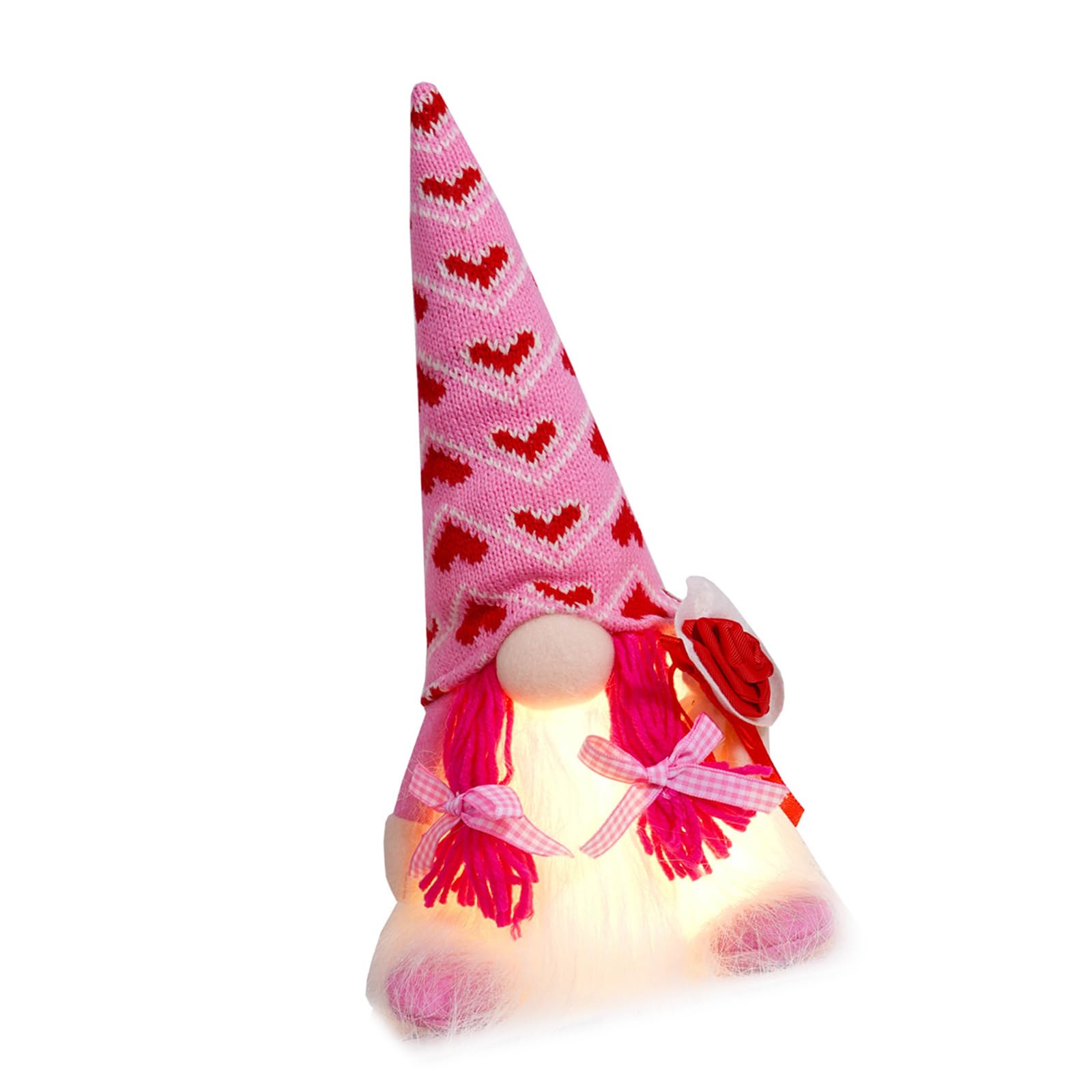 Elnwnnkc Rudolphs Figurine for Valentine ’ s Day Home Decoration Crafted From Sturdy User Friendly Polyester Fiber Festival Atmospheres Enhancers