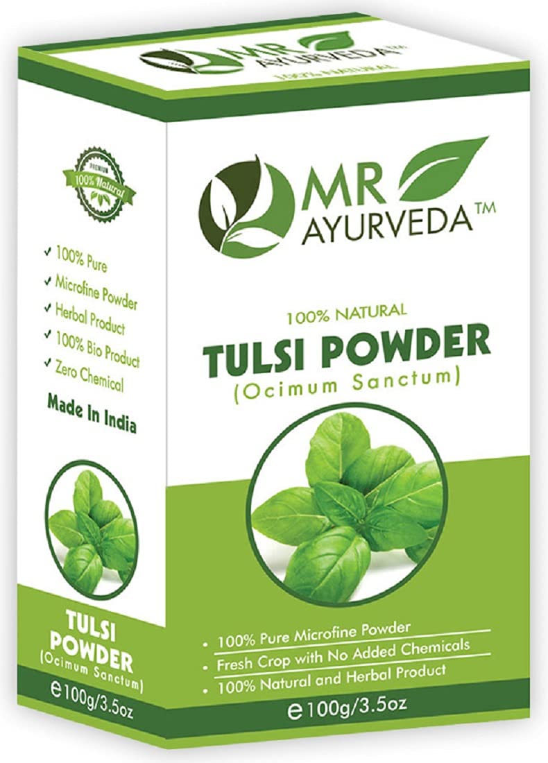 MR Ayurveda Tulsi Powder | Tulsi Powder Organic | Tulsi Powder for Face | Tulsi Powder for Hair | Tulsi Powder for Skin | No Added Chemicals, 100 Gm-image-42