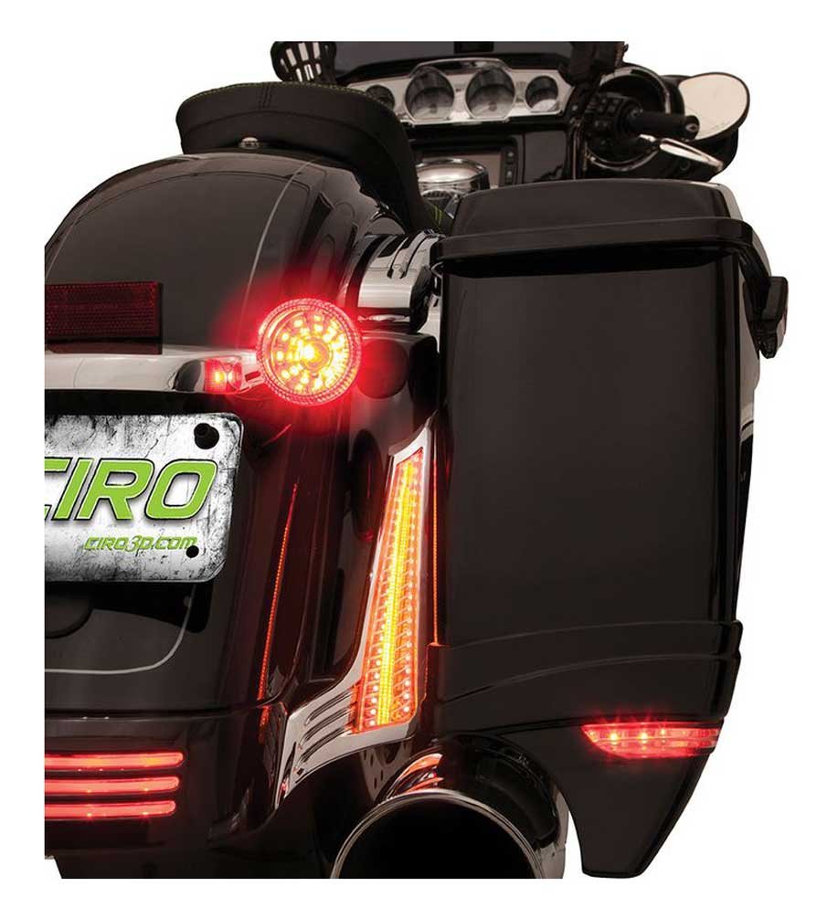 Ciro Saddlebag Filler Panel Lights