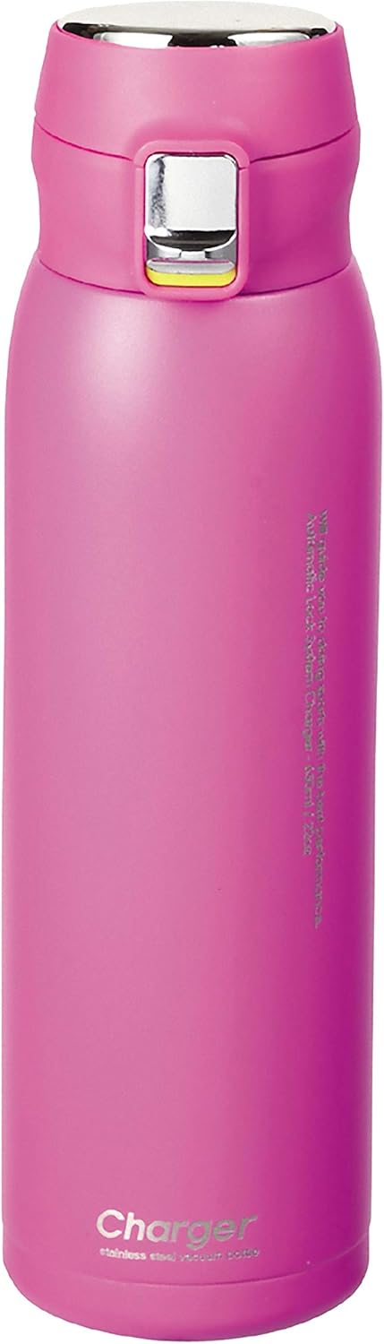 Pearl Metal HB-4771 Mug Bottle, Aqua Blue, 22.0 fl oz (650 ml), Lightweight, One-Touch Sports Mug Charger