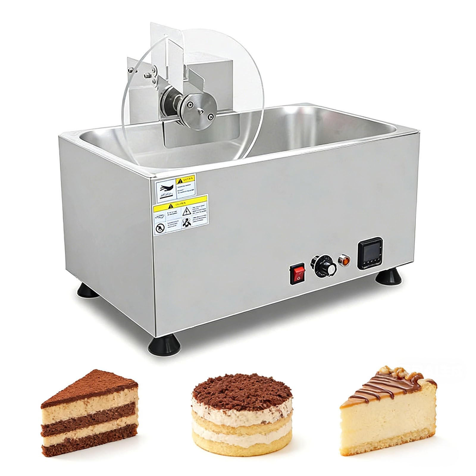 YXYLJOZ 600W Digital Chocolate Melting Pot - Fast Melting for Candy, Cheese & White Chocolate, 14L Stainless Steel Tempering Machine for Home & Commercial Use
