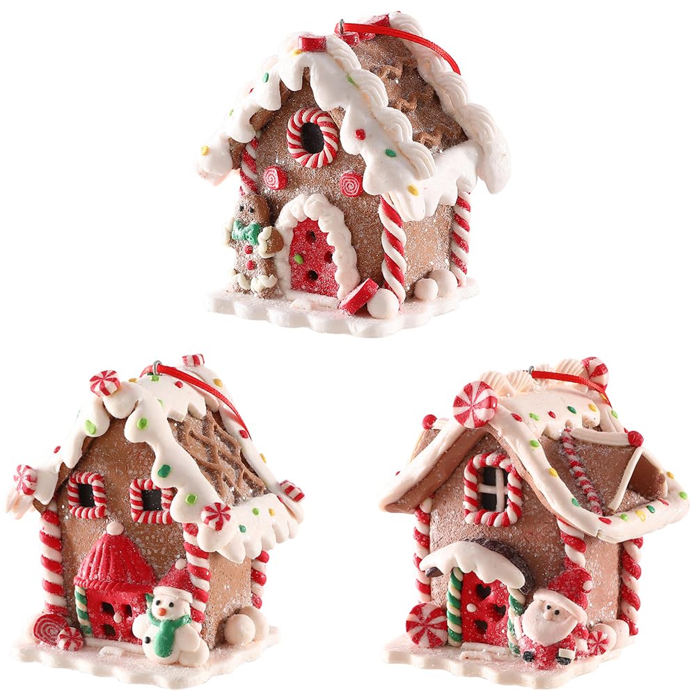 Maison en pain d'épices LED pour sapin : illuminez vos soirées de Noël en famille