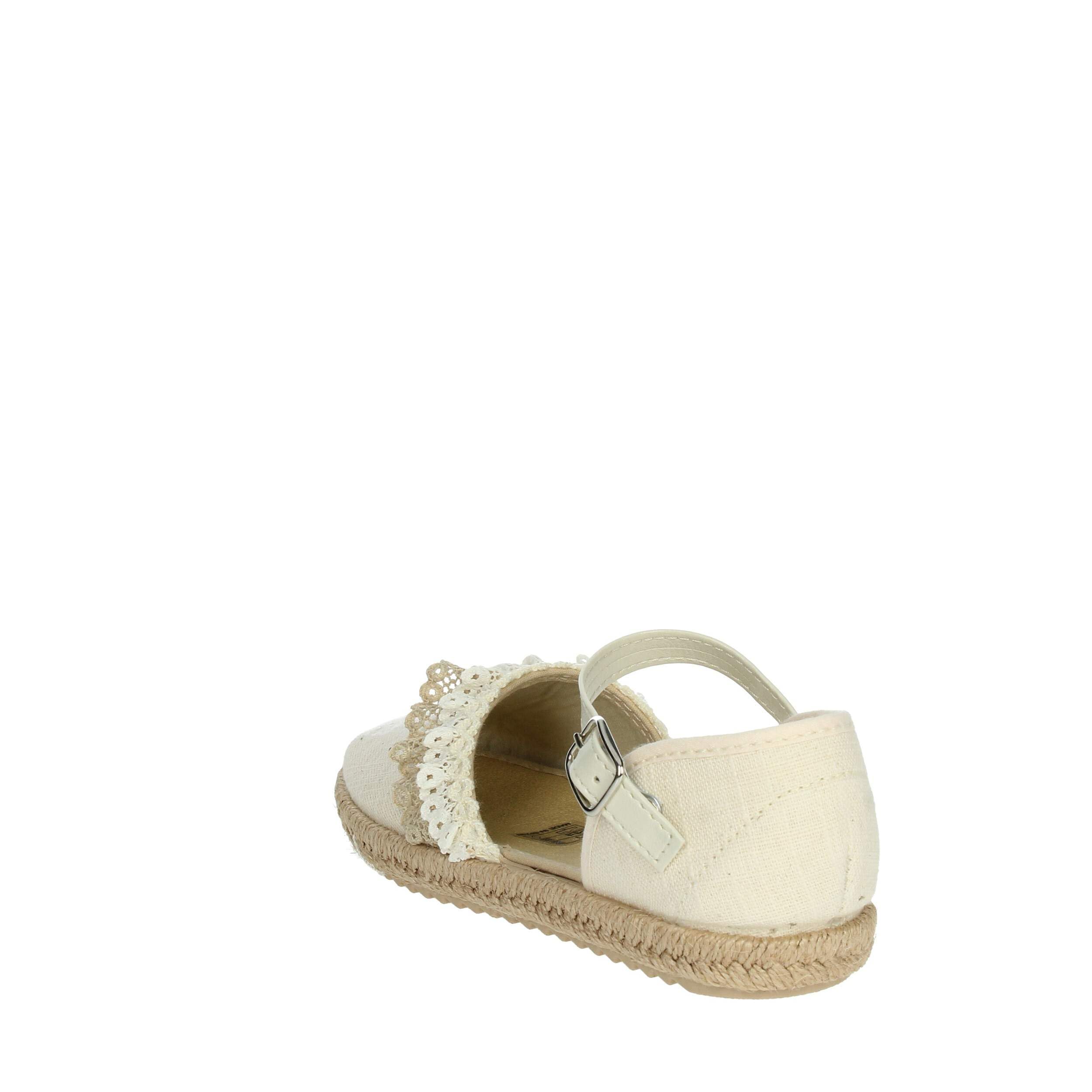 Vulladi - Alpargata niña Lino Beige puntillas Encaje - 7361 para: Niñas