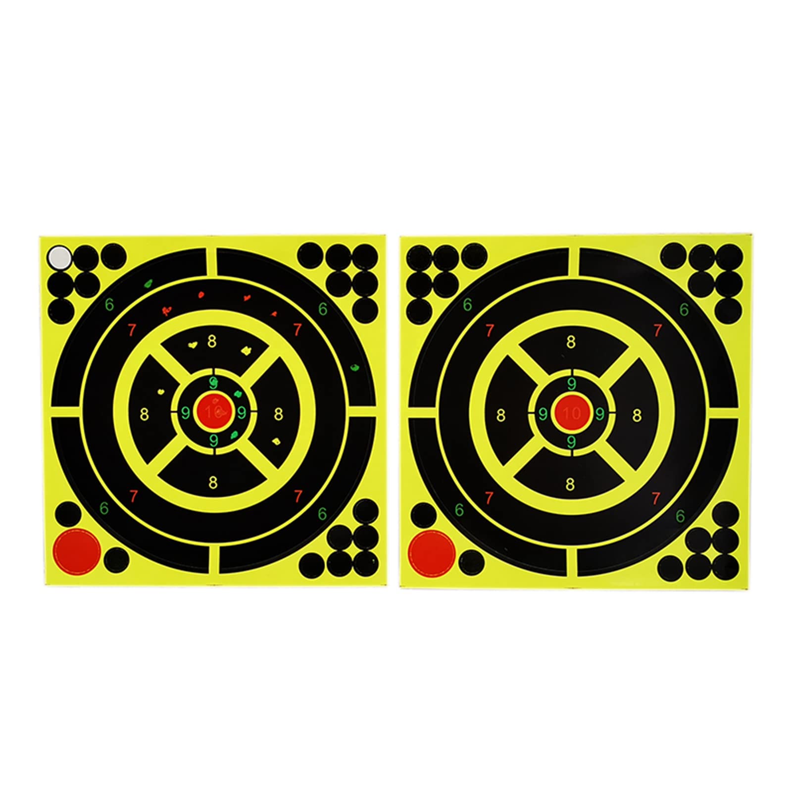 Buy Splatter Target Sticker 8" s Burst Multi Color Fluorescent Upon