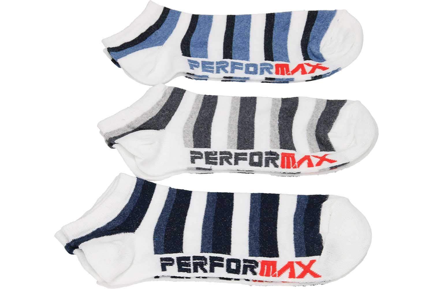 Performax Mens Soft Cotton Holiday Trainer Ankle Socks