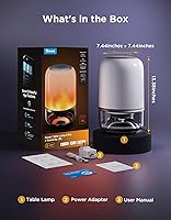 Vista 9 de Govee Table Lamp 2 Pro x Sound by JBL, Smart Cordless Table Lamp with Speaker, Music-Light Sync, 16 Music Modes & 100+ Scene Modes, Work with