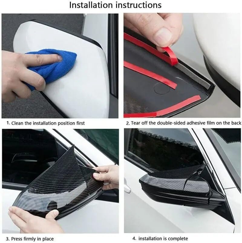 Boîtier rétroviseur voiture Civic cassé solution rénovation plastique noir brillant - 4