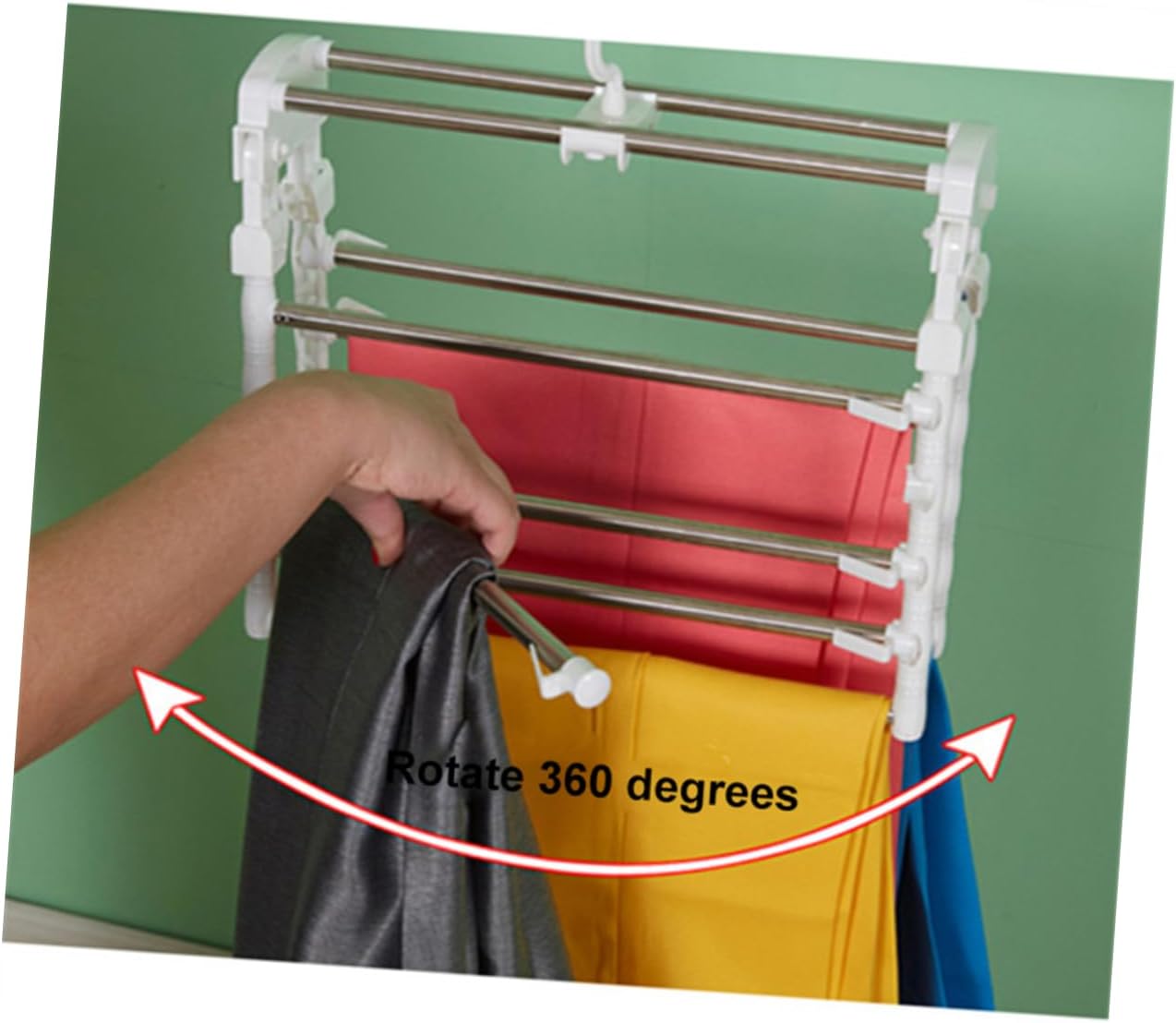ABOOFAN Hanger for Pants White Drying Pants Rack Hangers Pants Rack