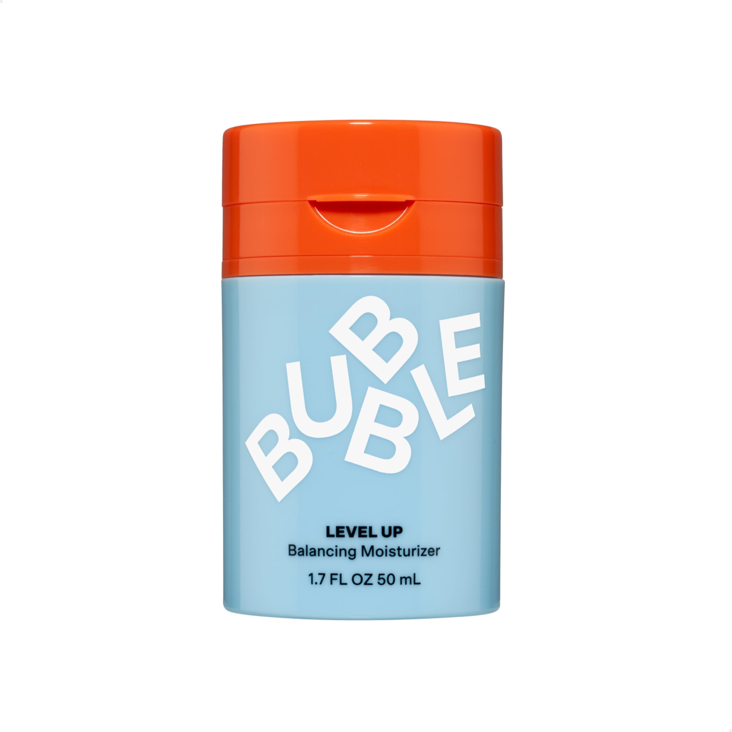 Level Up Gel Face Moisturizer for Oily Skin -Travel Size Lightweight Gel Moisturizer, Balancing + Hydrating Face Lotion with Niacinamide + Zinc to Improve Texture + Reduce Shine (50ml)