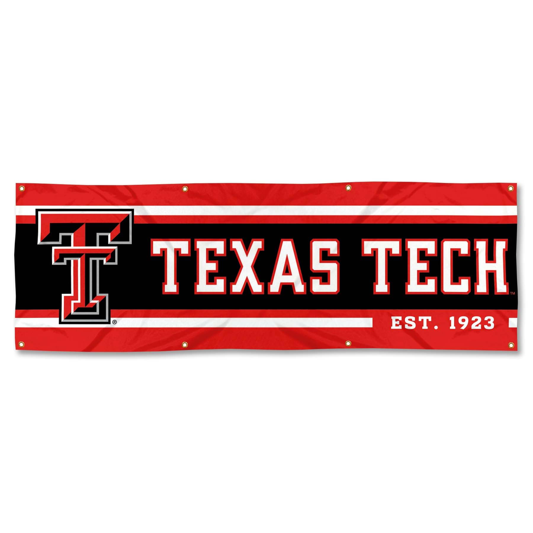 Texas Red Raiders Flagge, 90 X 150 Cm – Lizenziert, Für Drinnen & Draußen