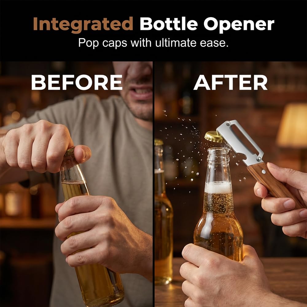 Pelapatate nuovo modello 2026, Pelapatate Ergonomico e Affettatrice per Frutta, Lama Affilata per Carote, Mele, Kiwi, Arance, Utensile da Cucina Facile da Impugnare (2PCS) - 5