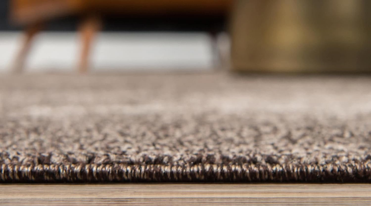 Rugs.com Angelica Collection Rug – 2' x 3' Brown Medium Rug Perfect for Entryways, Kitchens, Breakfast Nooks, Accent Pieces