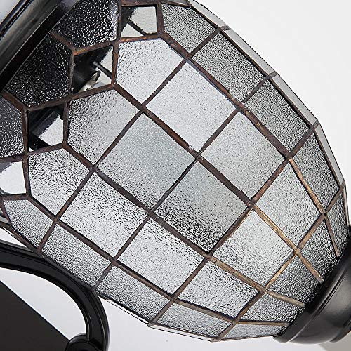Lampe de mur extérieur imperméable avec éclairage LED rétro haute finition - 6