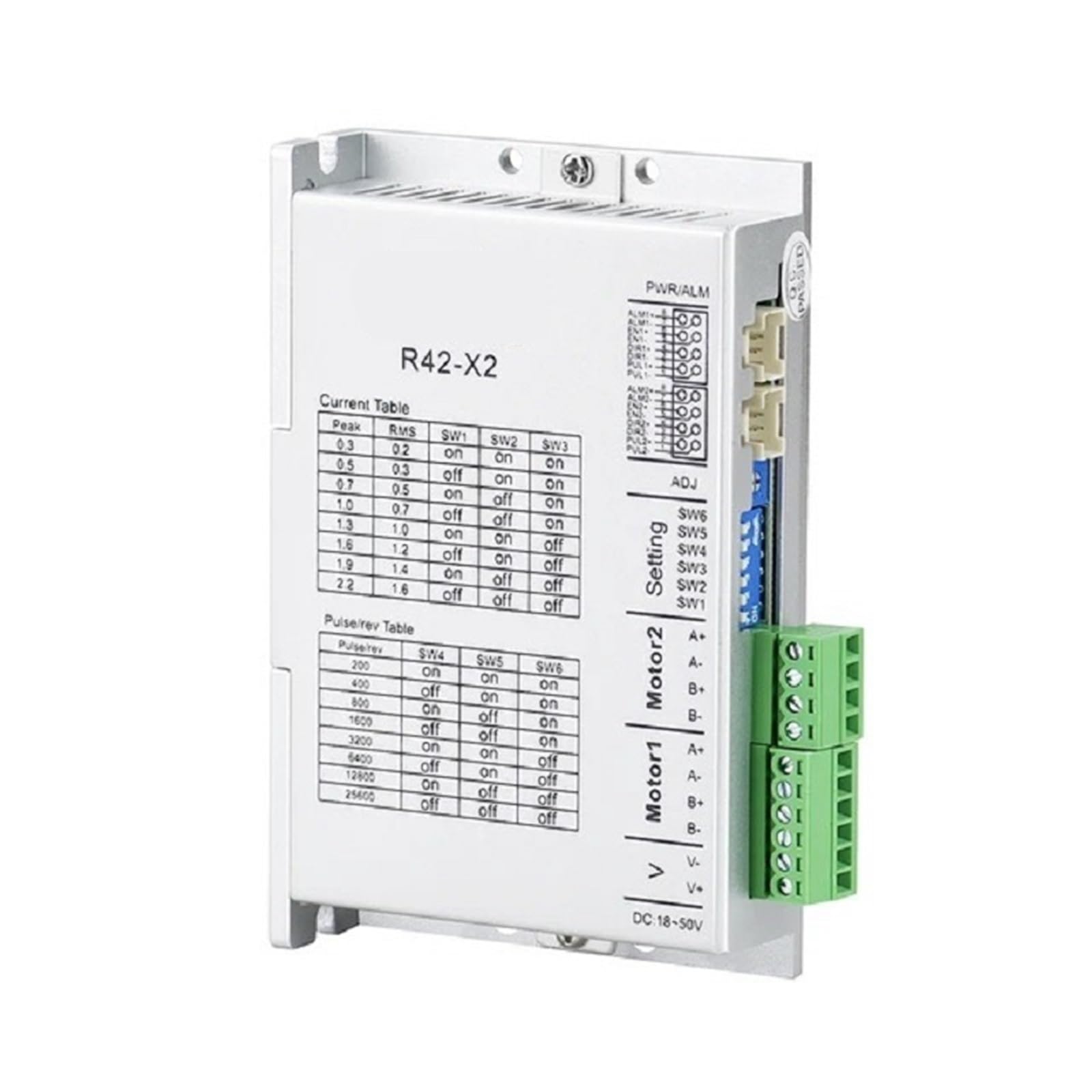 Controlador Paso a Paso de 2 Ejes y 2 Fases R42X2 for Dos Motores Paso a Paso Nema17(R42X2-5V)