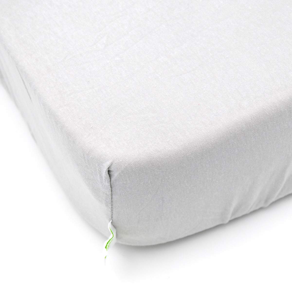 babyCalin - Set 2 lenzuola con angoli Bianco/Grigio 70x140x17 cm