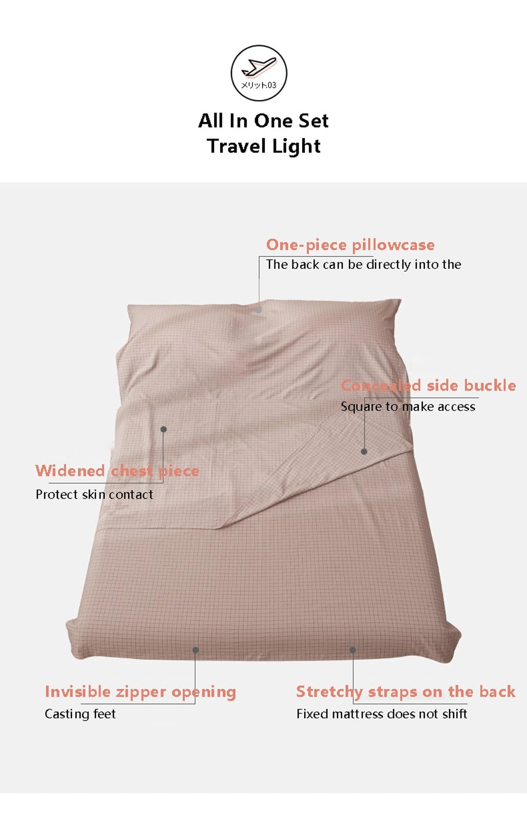 RUZGAR Drap de Sac de Couchage 100% Coton for Adulte, Sac de Couchage et Draps de Voyage Simple Double, Drap de Sac de Couchage de Camping, Draps de Camping