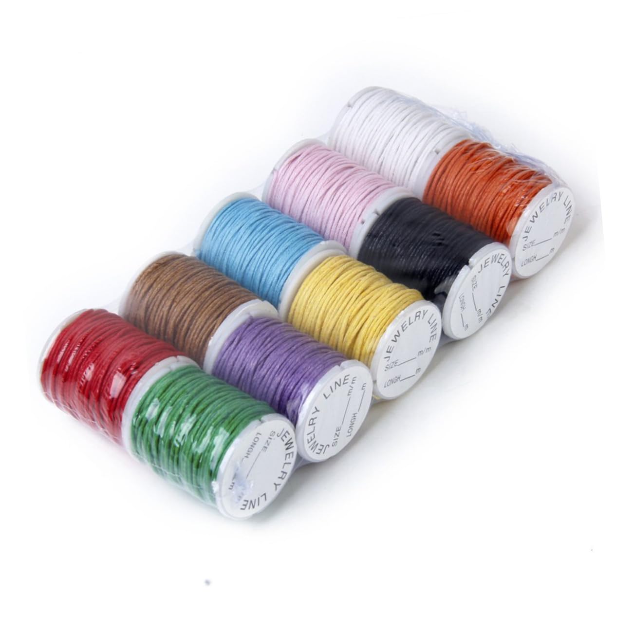 10 rollos Cuerda Encerada de Nylon para Joyería Hilo Resistente para Pulseras y Macramé Colores Aleatorios para Manualidades Creativas Color Aleatorio Color Aleatorio