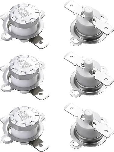 Interruptor térmico UL KSD301 de 125 V 16 A, circuito apagado a 176.0 F176 F y encendido por interruptor de termostato manual, normalmente cerrado