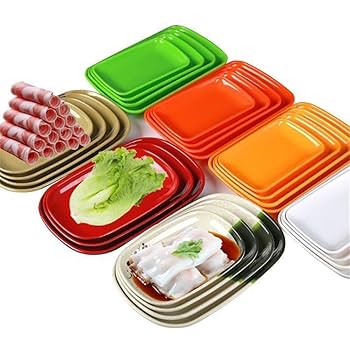Amazon｜HOHOUNCSY メラミン トレー 10点セット お盆トレイ