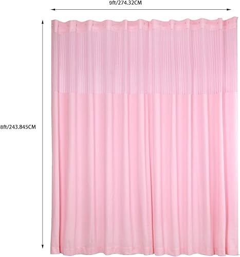 Miniatura 7 de DYRABREST Cortina divisora de habitación, privacidad total, oscurecimiento de habitación, cortina a prueba de sonido, cortinas opacas térmicas extra